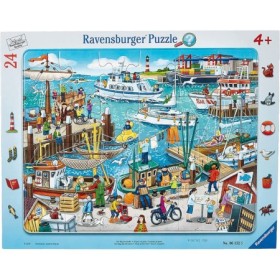 Puzzle tip rama o zi in port 24 piese Ravensburger - 1
